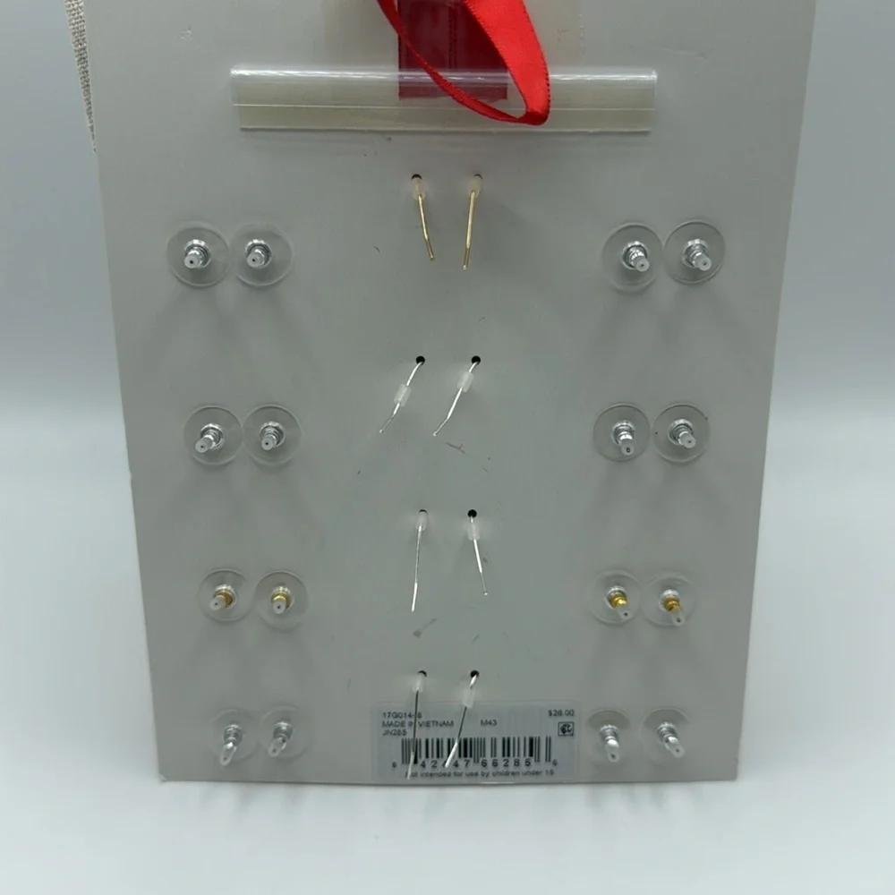 NWT NAPIER 12 DAYS OF HOLIDAY Christmas Holiday 12 Pairs of Earrings Set